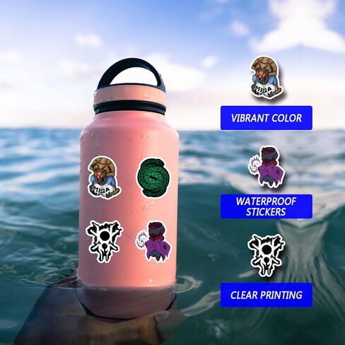 63pcs Moive Stickers Pack，Cute Cartoon Aesthetics Vinyl Waterproof Decals for Water Bottle, Laptop, Phone, Skateboard, Journaling for Party Supply Decor Favor in Saudi Arabia