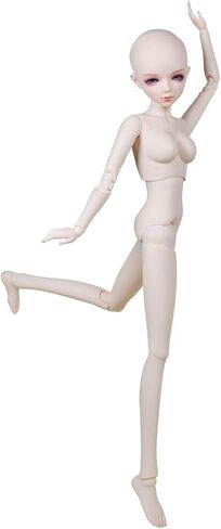 1/3 BJD Doll White Skin Customized Doll Body 60cm 24Inch Hand Painted Movable Ball Jointed SD Dolls PVC DIY (Aure) in Saudi Arabia
