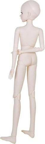1/3 BJD Doll White Skin Customized Doll Body 60cm 24Inch Hand Painted Movable Ball Jointed SD Dolls PVC DIY (Aure) in Saudi Arabia