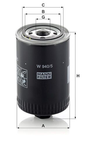 فلتر زيت مان W940/5 in Kuwait