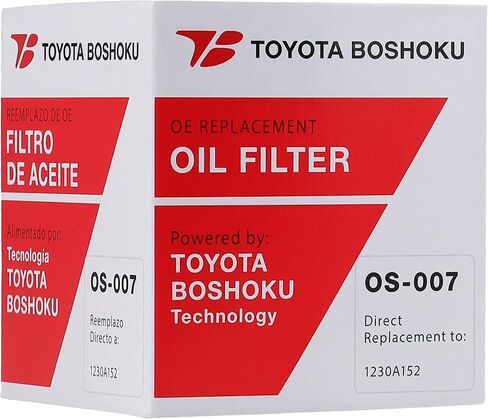 Toyota Boshoku (TB) Oil Filter, Engineered as Direct Replacement of 1230A152 Fits 2011-2026 Mitsubishi Outlander Sport 2.0L; 2008-2020 Outlander 2.4L; 2002-2017 Lancer 2.0L; 2014-2024 Mirage 1.2L in Saudi Arabia