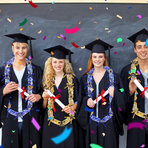 Roll Poly Tubing, Graduation Candy Lei Kit Class of 2025 DIY Hawaiian Candy Lei Making Kit Includes 24 Pcs Candy Lei Bags 4 Rolls Ribbons 144 Pcs Paper Cut for Party Gift in Saudi Arabia