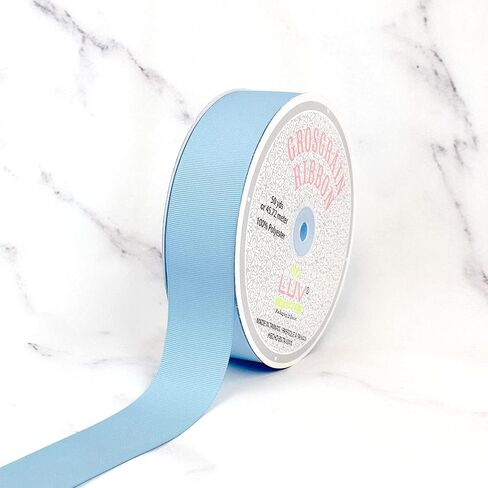 Creative Ideas Solid Grosgrain Ribbon, 1-1/2-Inch by 50-Yard, Light Blue in Saudi Arabia