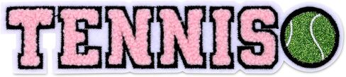 iscream Tennis Chenille and Embroidered Accent Adhesive Back Patch in Kuwait
