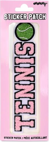 iscream Tennis Chenille and Embroidered Accent Adhesive Back Patch in Kuwait