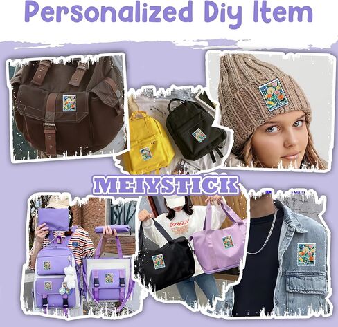 Be Kind to Your Mind Flower Stamp Embroidery Patch for Clothes Backpacks Hats Jeans Bags, Size 3" Iron Patch or Sew On Patches, Applique Embroidery Patches, Mental Health Gift for Boys Girls in Saudi Arabia