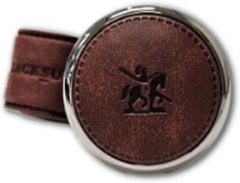 DEAD SKIN Leather Clamp Steering Wheel Knob, Premium Genuine Leather, Smooth Metal Ball Bearing, Easy Clamp Install & Removal, Comfortable Driving Assist - 3 Color Options (Dark Brown) in Saudi Arabia