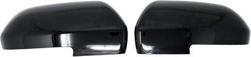 Trim Illusion Chrome Delete Gloss Black Patented Mirror Cover Cap Overlay for 18-25 Ford Expedition & 18-25 Lincoln Navigator | Easy No-Tool Install | US Patented in Saudi Arabia