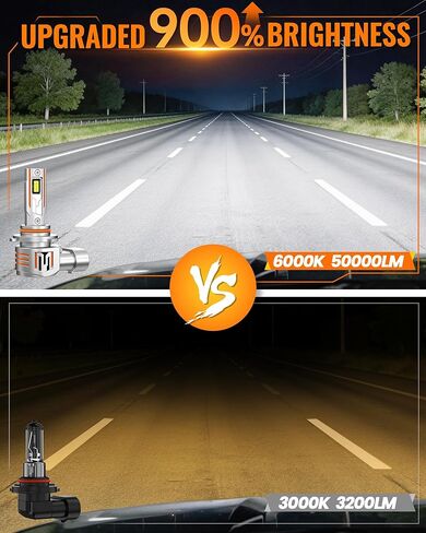 Fit for Dodge Ram 1500 2500 3500(Without Projector Version) 2009-2018 Fog Light Bulbs, High&Low Beam Fog Bulb Combo, 900% Brightness 6000K Cool White, Canbus Ready, Pack of 6 in Saudi Arabia