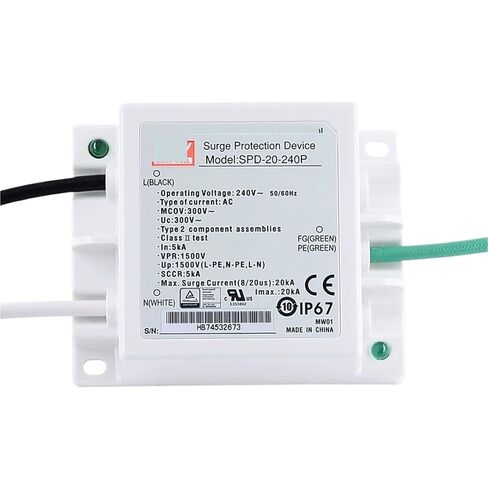 1pcs Switching Power Supply SPD-20 SPD-20-240P/277P 20KA LED Driver Lightning Surge Protector SPD-20-240P SPD-20-277P(SPD-20-240P) in Saudi Arabia