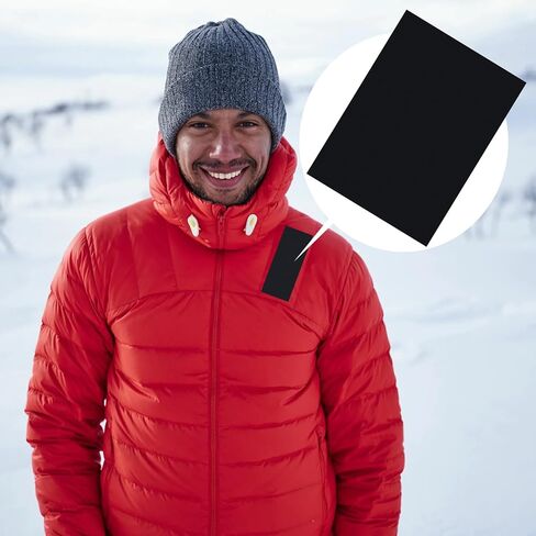 2 Sheets Puffer Down Jacket Patches, Nylon Puffer Jacket Repair Patch, Waterproof Stick on Tape for Coat Clothing Tent Sleeping Bags Ski Pants Holes Repairing- Grey in Saudi Arabia