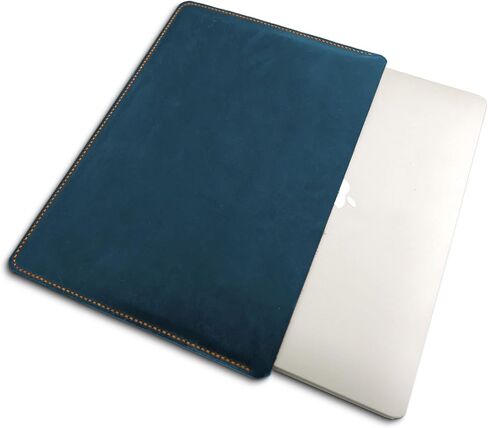 Personalized Genuine Leather MacBook Pro case 13 14 15 16 in. Apple Air M1/M2 Laptop Sleeve. Leather Laptop Cover. Custom Office Accessories Gift in Saudi Arabia