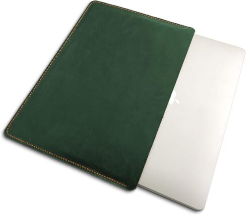 Personalized Genuine Leather MacBook Pro case 13 14 15 16 in. Apple Air M1/M2 Laptop Sleeve. Leather Laptop Cover. Custom Office Accessories Gift in Saudi Arabia