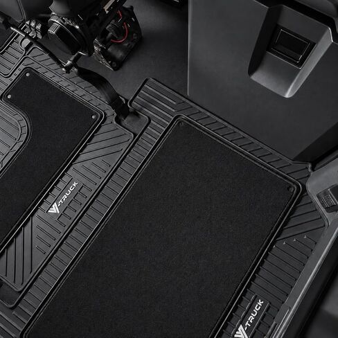 4-Piece All-Weather Floor Mat Set for Freightliner Cascadia 126 (2017-present) – Custom Fit Double-Layer Rubber & Carpet Mats, Heavy-Duty Non-Slip Interior Protection, Easy Clean, Full Cab Coverage in Saudi Arabia