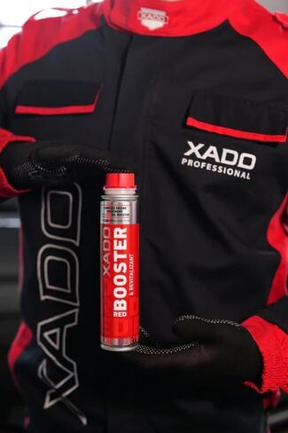 مادة إضافية لزيت المحرك XADO RED BOOSTER - حماية متقدمة من التآكل، مثبت الزيت ومحسن الأداء، 250 مل in Kuwait