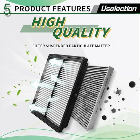 Engine Cabin Air Filters with Activated Set for 16-20 Kia Sorento Replaces 28113-A9100 SA90143 WA10271 97134-C6900 C6C79-AC000 CAF1949P CF12161 WP10370 in Saudi Arabia