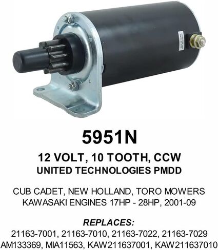 Starter Fits Kawasaki FH500V FH541V FH641D FH680V FH721V w/ 21163-7029 5951 in Saudi Arabia