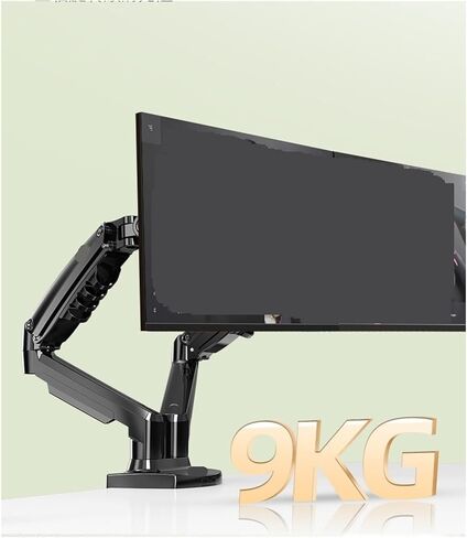 F160 Computer Left and Right Dual-Screen Monitor Stand up and Down Lifting Telescopic Adjustment Hanger Desktop Rotating in Kuwait