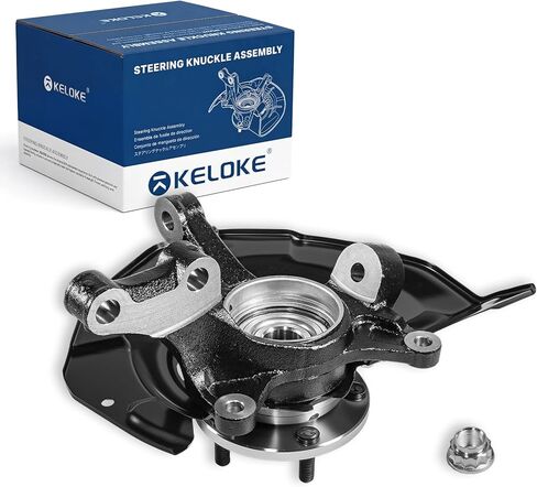 KELOKE Front Right Steering Knuckle & Wheel Bearing Hub Assembly Compatible with Toyota Highlander Hybrid 2006-2007 & Lexus RX330 2004-2006, RX350 2007-2009, RX400h 2006-2008, Replaces# 698-426 in Saudi Arabia