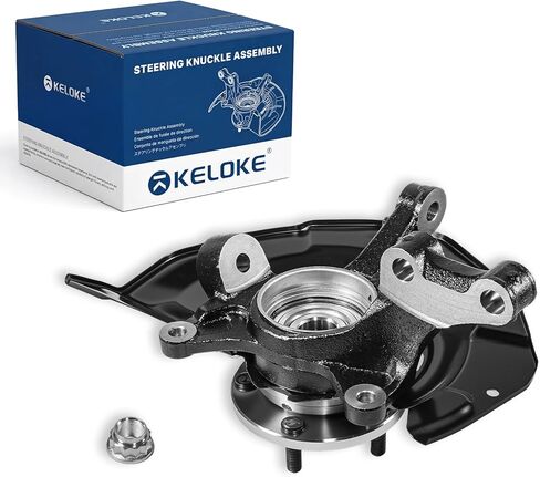 KELOKE Front Right Steering Knuckle & Wheel Bearing Hub Assembly Compatible with Toyota Highlander Hybrid 2006-2007 & Lexus RX330 2004-2006, RX350 2007-2009, RX400h 2006-2008, Replaces# 698-426 in Saudi Arabia