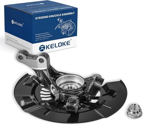 KELOKE Front Right Steering Knuckle & Wheel Bearing Hub Assembly Compatible with Toyota Camry L/LE/XLE 2012-2017 L4 2.5L, Passenger Side, Replaces# LK046 43211AA010 in Saudi Arabia