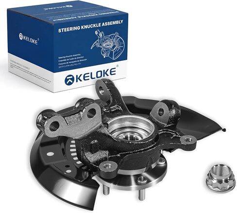 KELOKE Front Left Steering Knuckle & Wheel Bearing Hub Assembly Compatible with Toyota Sienna 2011-2013 L4 2.7L, Sienna 2011-2017 V6 3.5L. It fits FWD model Only, Replaces# 698-431 477040T010 in Saudi Arabia