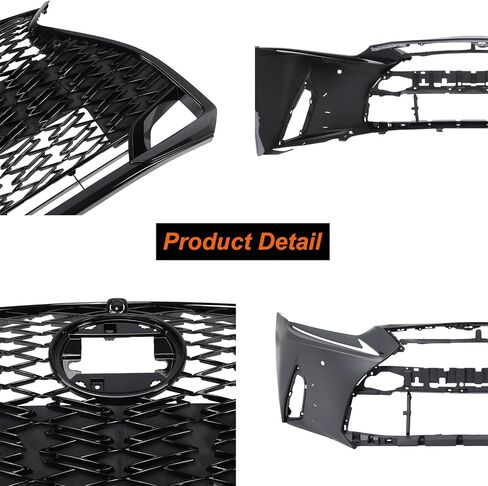 Complete Front Bumper Cover Kit W/Grille Grill&FoG Lights Compatible With 2017-2020 Lexus IS IS300 IS350 Modified & Upgraded to 2021 F-Sport Style in Saudi Arabia
