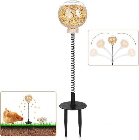 Chicken Peck Toy, Interactive Slow Feed Release Toy for Your Flock, Chicken Slow Feeder for Hens Poultry Birds Entertained(2 Pack) in Kuwait