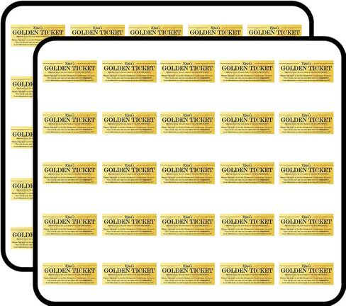 mimikatz Golden Ticket 50 Pack 1-Inch Retro Stickers for Scrapbooking, Journals, Planners, Laptops, Phones and Water Bottles in Saudi Arabia