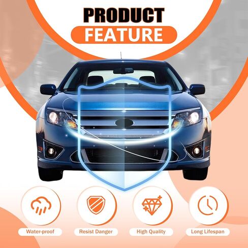 JX RACING Fog Light Trim Bezels Compatible with Ford Fusion SE Sport 2010 2011 2012 Fog Lamp Cover Chrome Driver & Passenger Side FO1039139 FO1038139 AE5Z17E810F AE5Z17E811F in Saudi Arabia