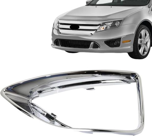 JX RACING Fog Light Trim Bezels Compatible with Ford Fusion SE Sport 2010 2011 2012 Fog Lamp Cover Chrome Driver & Passenger Side FO1039139 FO1038139 AE5Z17E810F AE5Z17E811F in Saudi Arabia