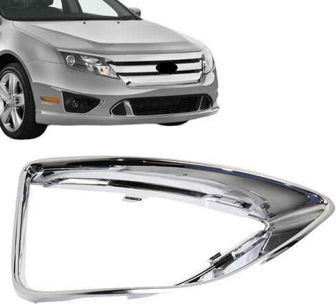 JX RACING Fog Light Trim Bezels Compatible with Ford Fusion SE Sport 2010 2011 2012 Fog Lamp Cover Chrome Driver & Passenger Side FO1039139 FO1038139 AE5Z17E810F AE5Z17E811F in Saudi Arabia