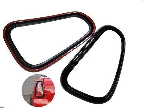 ATEX Glossy Black Tail Light Lamp Trim Cover Stickers (Painted) for Cooper S R50 R52 R53 MK1 2001~2006 in Saudi Arabia