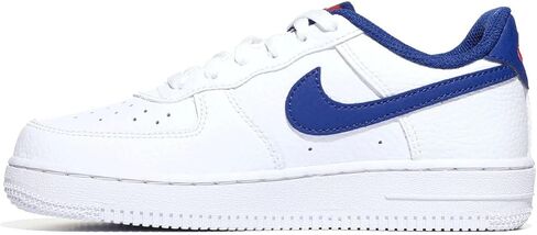 Nike Boy's Force 1 (Little Kid) White/Deep Royal Blue/University Red 2 Little Kid M in Saudi Arabia