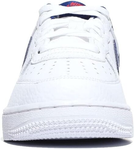 Nike Boy's Force 1 (Little Kid) White/Deep Royal Blue/University Red 2 Little Kid M in Saudi Arabia