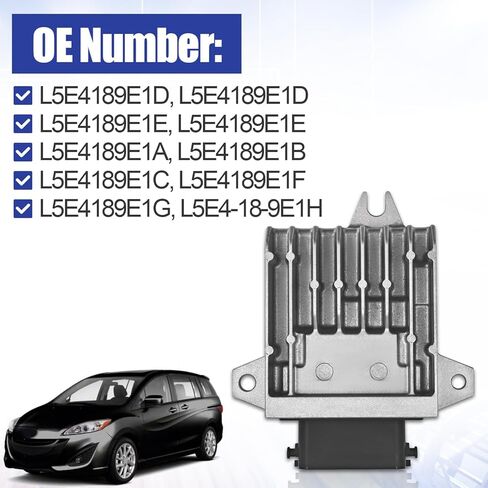 وحدة التحكم في ناقل الحركة L5E4189E1D TCM TCU متوافقة مع مازدا 5 2.5L 2012-2015 | التوصيل والتشغيل | مبرمجة مسبقًا ومختبرة | يستبدل L5E4-18-9E1H in Kuwait