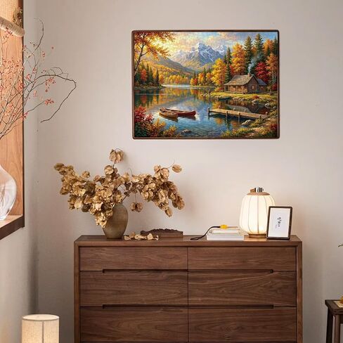 4-Pack 500 Piece Puzzles for Adults, Four Seasons Scenery Jigsaw Puzzles for Adults 500 Pieces, Fun Challenging Jigsaw Puzzles 500 Pieces for Adults Family Game Gift for Home Decor Wall Art in Saudi Arabia