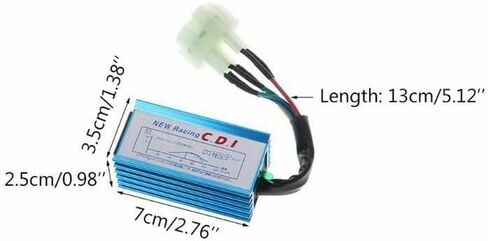 6 Pin AC CDI Box & Ignition Coil & Spark Plug Torch A7TC Fits for GY6 ‎50cc 90cc 110cc 125cc 150cc 250cc 139QMB 152QMI 157QMJ TAOTAO Coolster Hammerhead Scooter Moped Go Kart ATV Quads Dirt Bike in Saudi Arabia