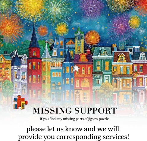 KAAYEE Puzzles for Adults 1000 Pieces, Paper Square Jigsaw Puzzles 1000 Piece, Impossible Hard Difficult Challenging Puzzle for Adults Birthday Home Decor (Brilliant Nightfire) in Saudi Arabia