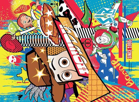 Ceaco - Disney - Toy Story Graffiti – 1000 Piece Jigsaw Puzzle ​ Challenging and Colorful Puzzle for Adults – Precision-Cut Pieces, Beautiful Artwork, and Hours of Relaxing Fun​ in Kuwait