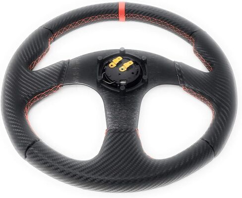 Yamaha Golf Cart & Rhino Red Steering Wheel with Hub Adapter 3 Spoke in Kuwait