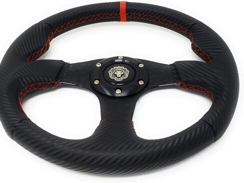 Yamaha Golf Cart & Rhino Red Steering Wheel with Hub Adapter 3 Spoke in Kuwait