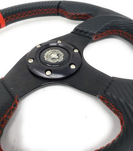 Yamaha Golf Cart & Rhino Red Steering Wheel with Hub Adapter 3 Spoke in Kuwait