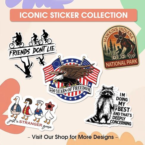 HANDICHI Design 5-Pack 2 Inch USA 250th Anniversary Stickers – Patriotic Flying Eagle & American Flag “250 Years of Freedom" Vinyl Decals 1776-2026 for Cars, Laptops & Scrapbooks in Saudi Arabia
