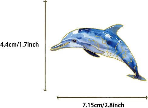 50pcs Ocean Animal Stickers，PET Transparent Stickers Starfish Sea Creature Decals for Water Bottle Laptop Phone Computer Skateboard Luggage Notebook in Kuwait