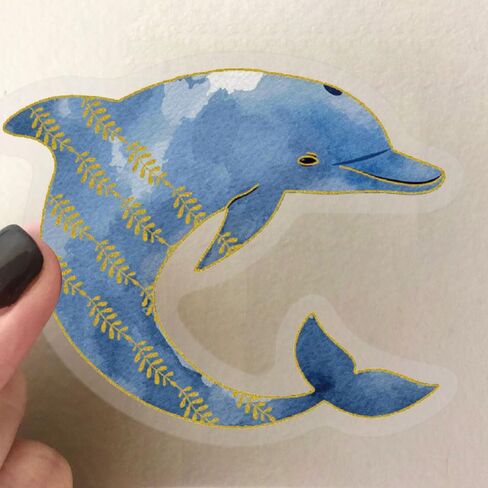 50pcs Ocean Animal Stickers，PET Transparent Stickers Starfish Sea Creature Decals for Water Bottle Laptop Phone Computer Skateboard Luggage Notebook in Kuwait