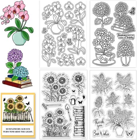 4 Sheets 4 Styles Lace Pattern Clear Stamps Vintage Edge Silicone Stamp Seal Corner Transparent Stamps for DIY Scrapbooking and Card Making Paper Craft Decor, 6.3x4.3 Inch in Saudi Arabia