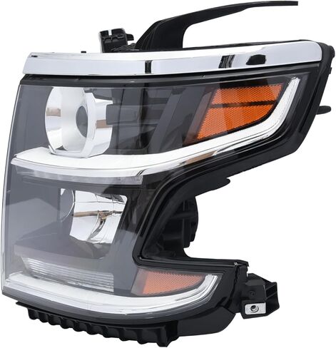 Left HID/Xenon Projector Headlight w/LED DRL Fit for 2015 2016 2017 2018 2019 2020 Chevy Tahoe Suburban LTZ/Premier HID Hedlamp Replacement Driver Side GM2502406 84582597 in Saudi Arabia