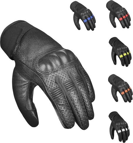 Motorcycle Gloves for Men and Women – Hard Knuckle Biker Gloves with Touchscreen Compatibility, Breathable Mesh, Anti-Slip Grip – Riding Gloves for Motorcycles, Dirt Bikes in Saudi Arabia