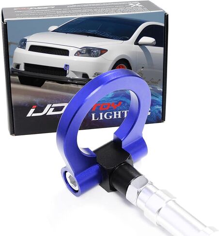 iJDMTOY Red Track Racing Style Tow Hook Ring Compatible with 2014-2016 Scion tC, Made of Lightweight Aluminum in Kuwait